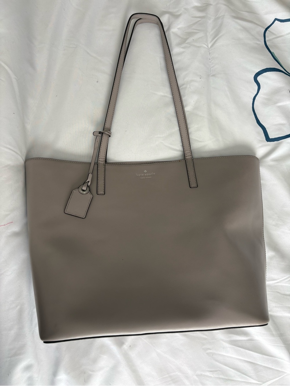 kate spade Neutral Taupe Leather Tote